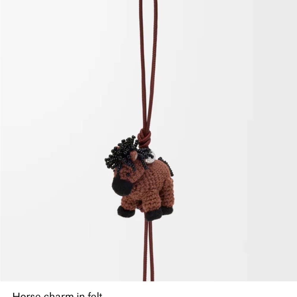 Loewe horse charm in chocolate - Picture 2 of 4